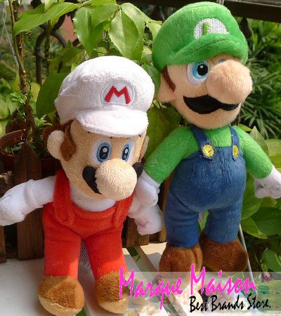 Pelúcia Mario e Luigi